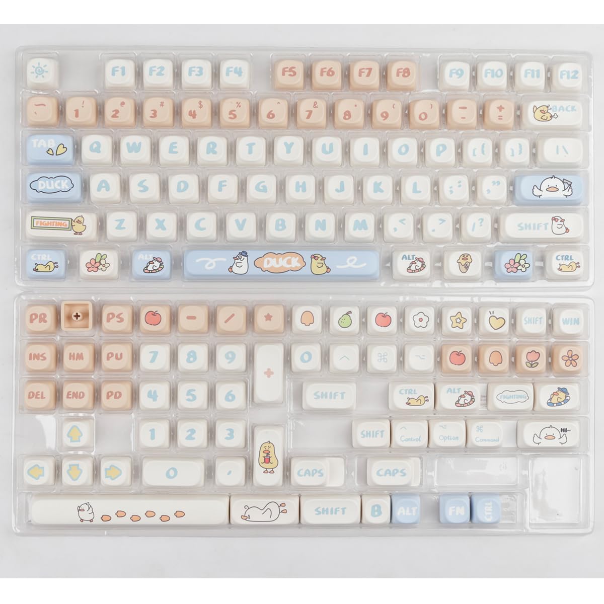 Amazon.com: MOA Profile Keycaps, Yellow Cute Duck Keycap